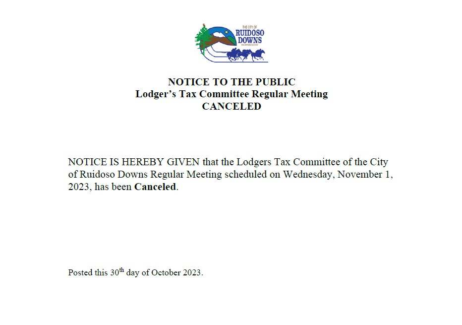 LTC notice of Cancellation 10.30.2023